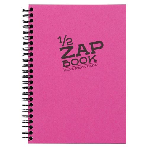 Clairefontaine Demi Zap book A5 80gr 80L, mix boja, spiralni uvez, 100% reciklirani papir slika 3