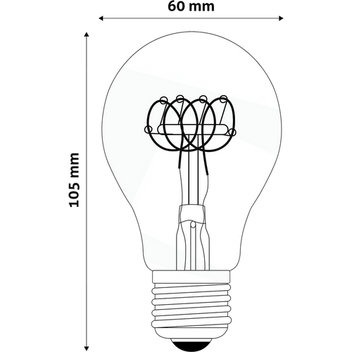 Avide Sijalica, LED 5W, E27, 2700K, 360°, 230V AC - Globe 5W E27 slika 4