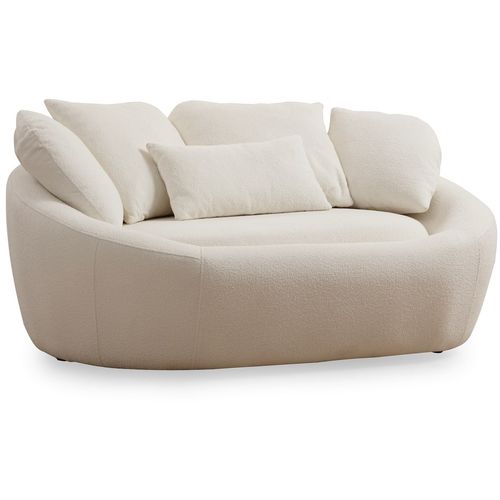 Midye - Love Seat Cream 2-Seat Sofa slika 3