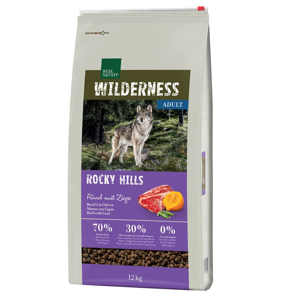 Real Nature Wilderness Adult govedina i kozletina 12 kg slika 1
