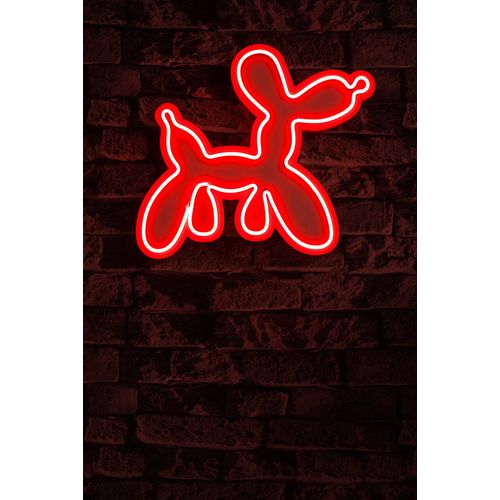 Wallity Ukrasna plastična LED rasvjeta, Balloon Dog - Red slika 2