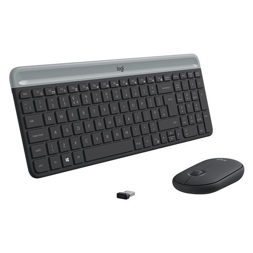 Logitech MK470 Slim Wireless Keyboard and Mouse Combo Graphite -YU slika 1