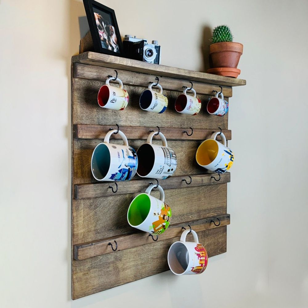 Raf284 Wooden Decorative Wooden Wall Shelf slika 2