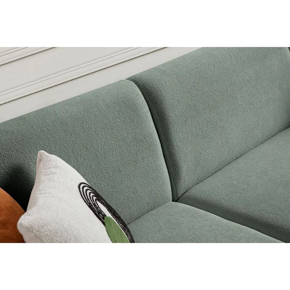 Ugaona Sofa S-Loft Right - boja: morska zelena slika 9