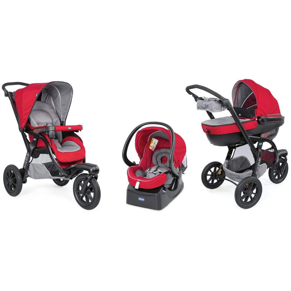 Chicco Kolica Trio Activ3 Top, Red Berry slika 4