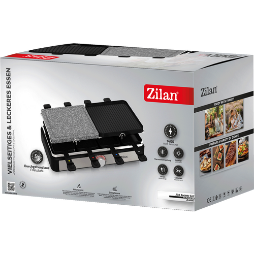 Zilan Električni Roštilj / Raclette, 2u1, 1400W - ZLN8863 slika 7