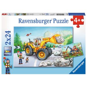Ravensburger Puzzle rad na cesti i u šumi 2x24kom