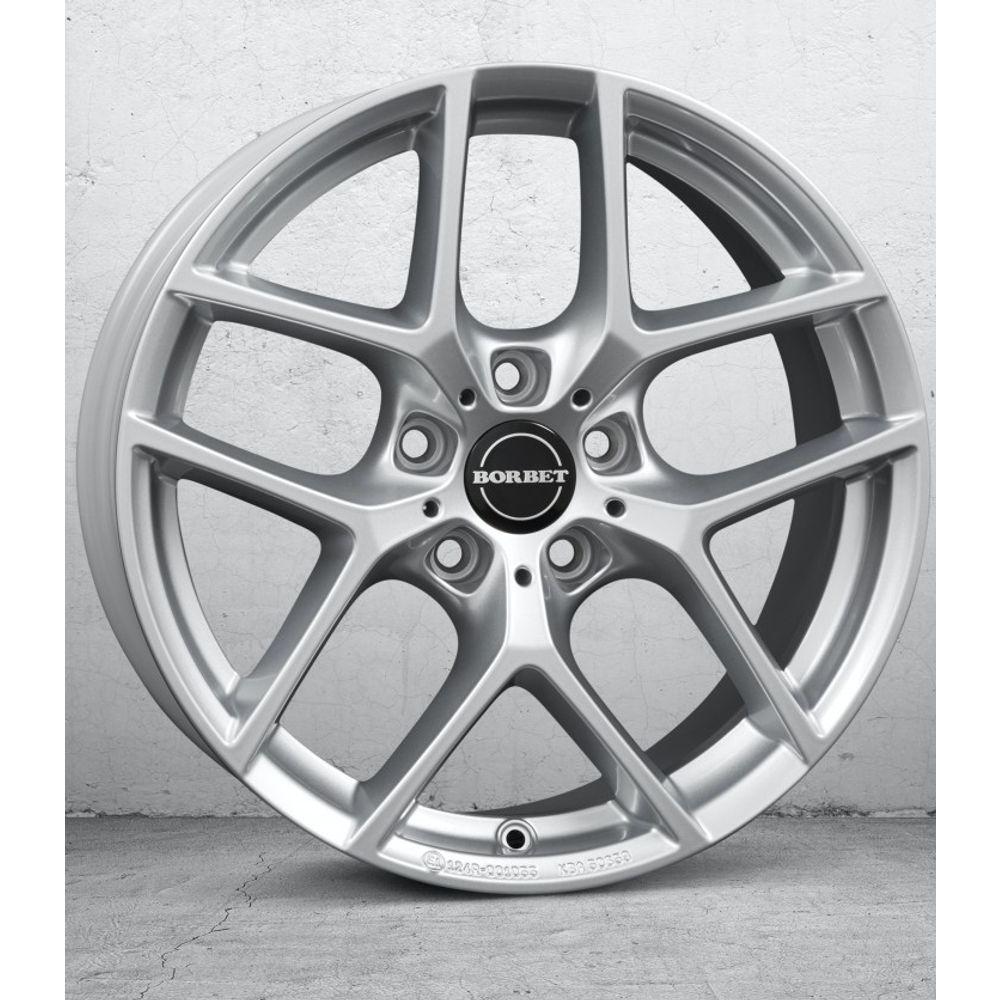 Borbet Aluminijumska felga Y 7,5X17 5X112 ET45 crystal silver slika 1