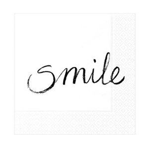 Salvete papirnate 33x33 cm troslojne 20/1, smile, Herlitz