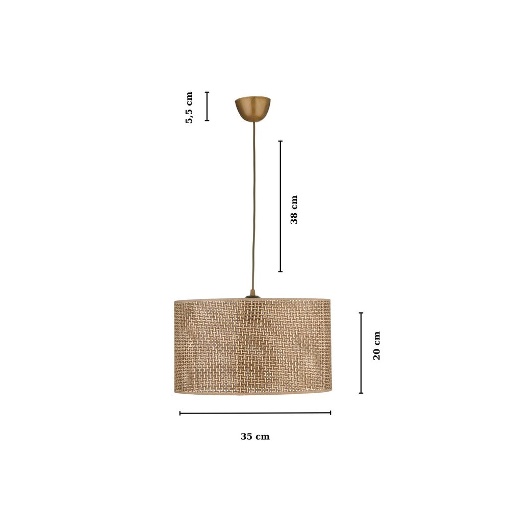 Luster KS-11140 u Braon Boji slika 5
