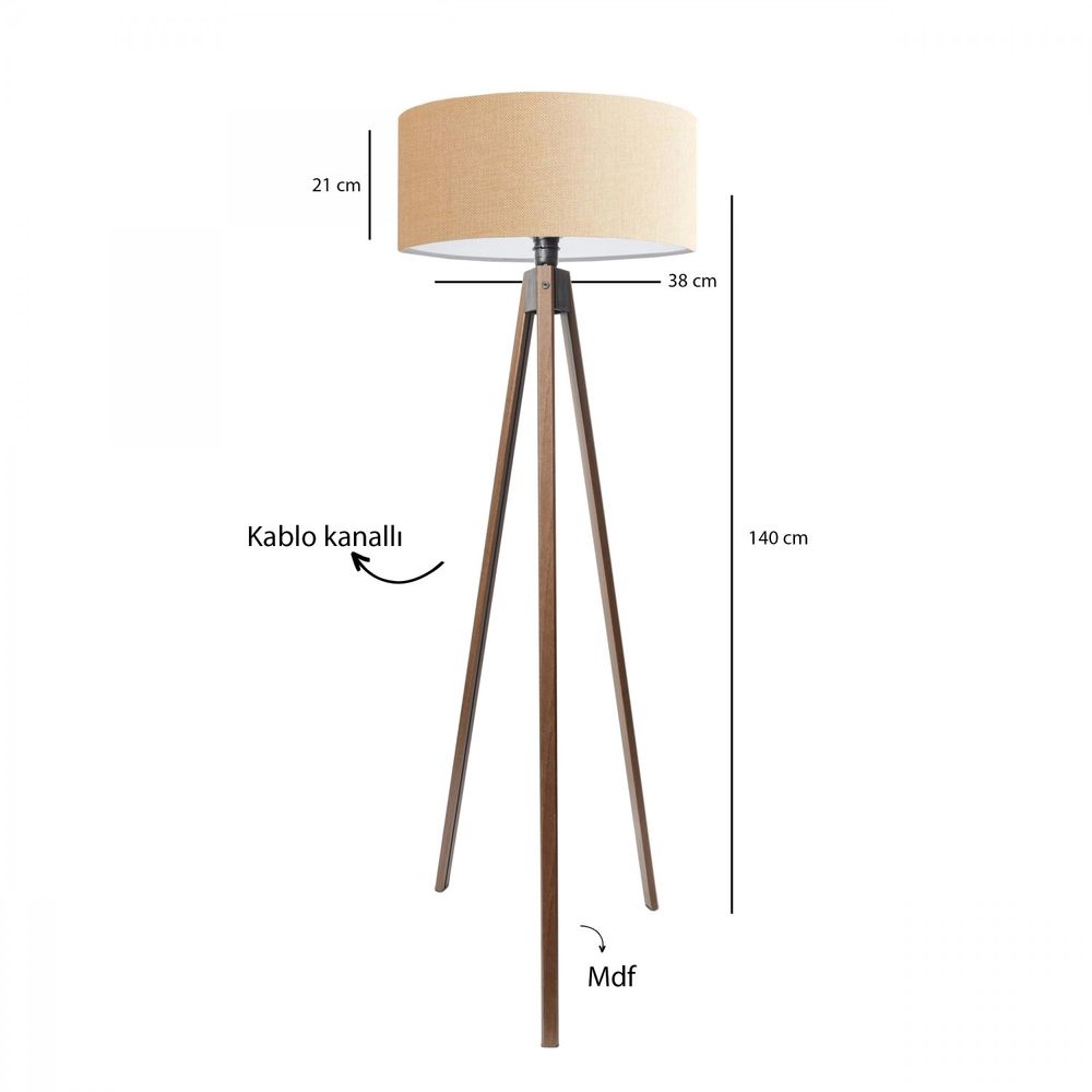 Podna Lampa AYD-3686 u Bež Boji slika 3
