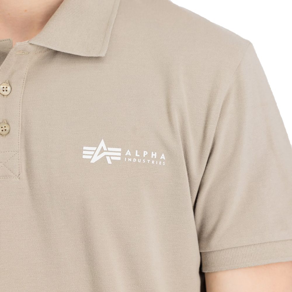 Alpha Industries Muška polo majica kratkih rukava Basic, Bež slika 5