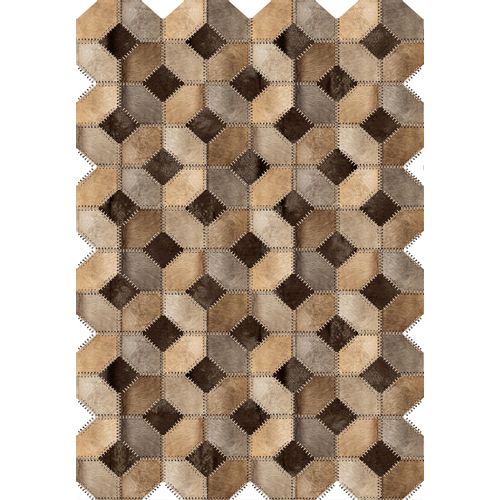 Vitaus Tepih oblikovani FGR-S1926-Kahve-80x120cm slika 1