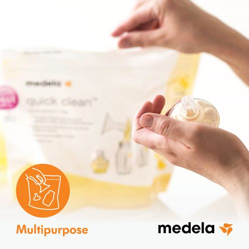 Medela - Medela - -  Quick Clean Microwave Bags - Kese za sterilizaciju u mikrotalasnoj (5 kom) slika 4