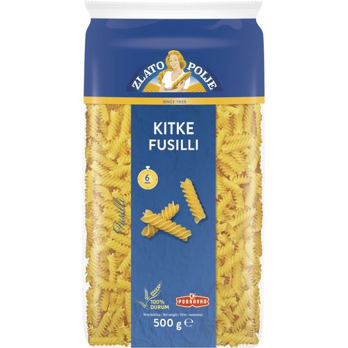 Zlato Polje tjestenina fusilli 500 g slika 1