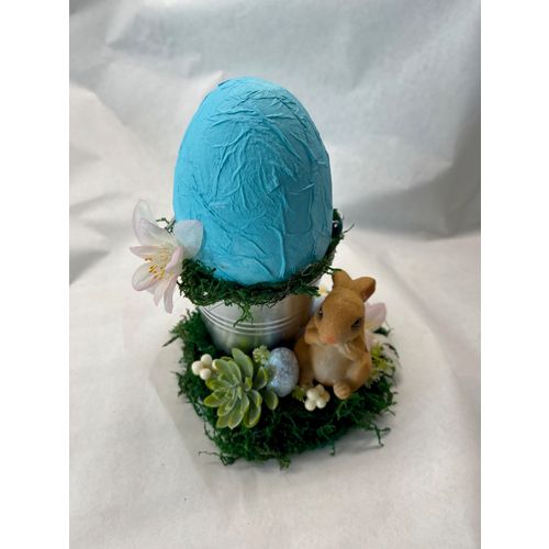 7 seas 365 ukrasno uskrsno plavo jaje u kantici, 15 cm slika 1