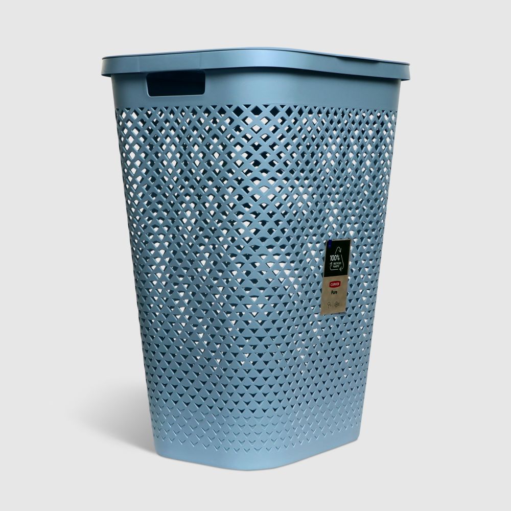 Curver korpa za veš 55L plava PURE  slika 1