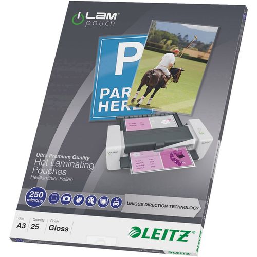 Leitz folija za laminiranje DIN A3 250 micron sjajna  25 St. slika 5