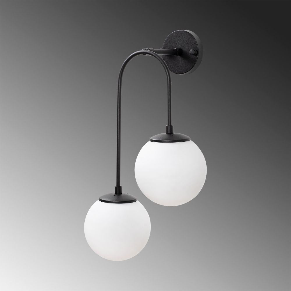 Jewel - 10575 Crna i Bijela Zidna Lampa slika 4