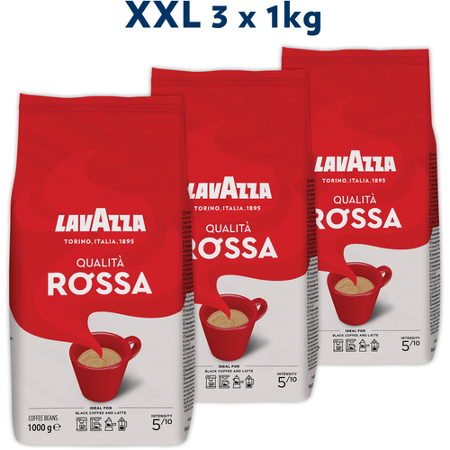 Lavazza kava u zrnu Qualita Rossa XXL pakiranje 3x1kg slika 1