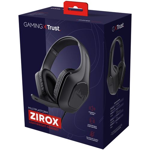 Trust gaming slušalice Zirox black, GXT415 slika 8