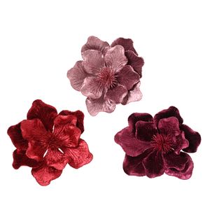 Ukras za jelku Magnolia on clip 26cm 629733 - Assorted - KMG