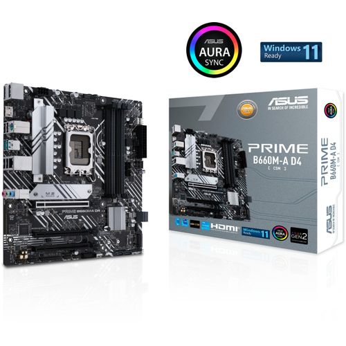 ASUS PRIME B660M-A D4-CSM mATX matična ploča za Intel LGA 1700 slika 1