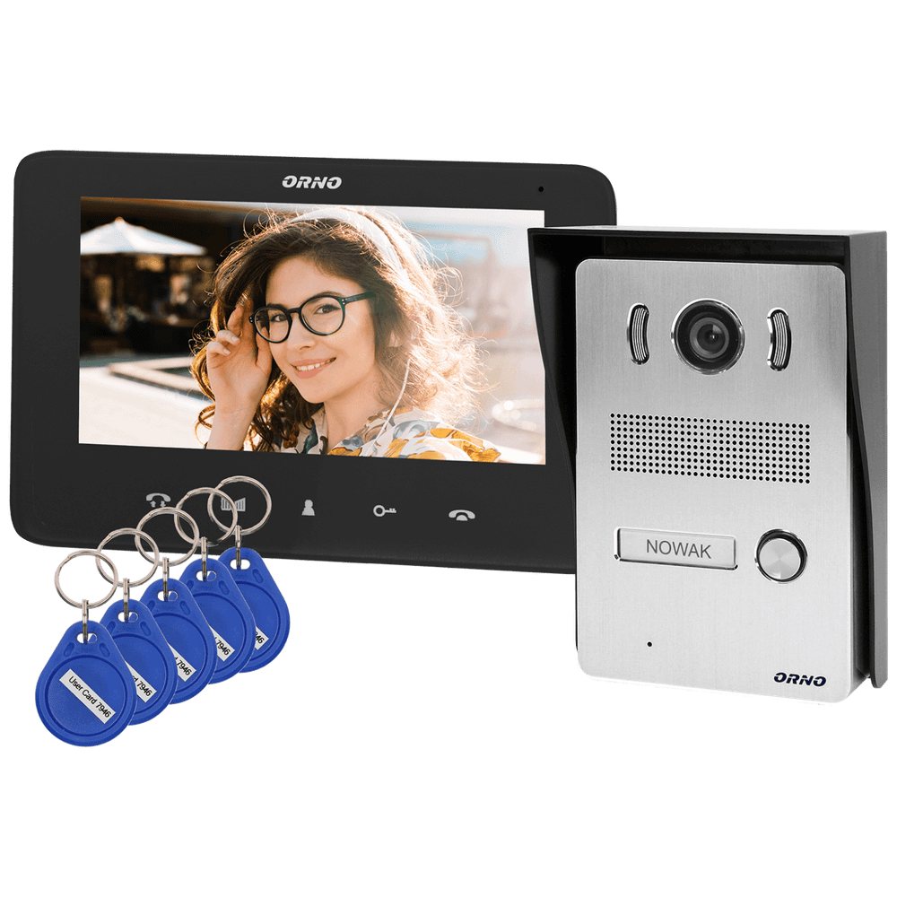 Orno Video interfon 7", set, Indi N - OR-VID-VP-1069/B slika 1