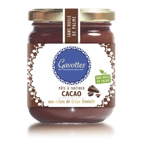 Gavottes Čokoladni namaz od kakaa i komadića Crêpes Dentelle 350g slika 1