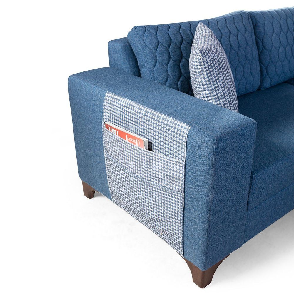 Ugaona Sofa Loft - Plava slika 4