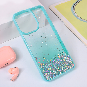 Torbica Frame Glitter za Xiaomi Redmi 13C mint