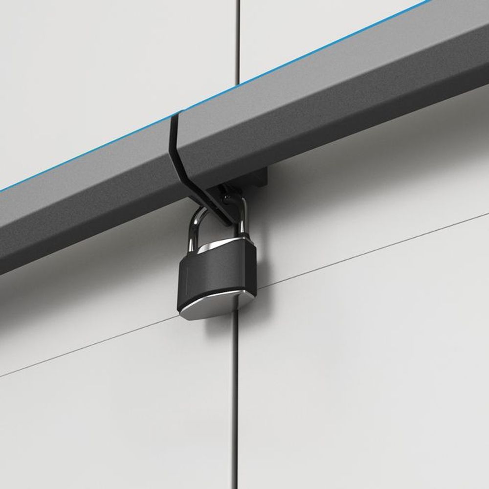 Keter ormar Linear high, 68 x 39 x 173 cm, PVC svijetlo-siva slika 3