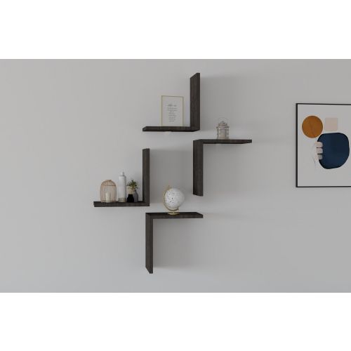 Face - Anthracite Anthracite Wall Shelf slika 2