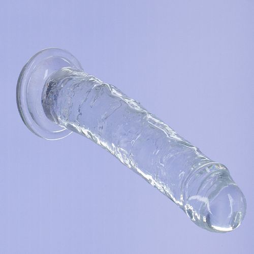 Dildo Addiction - Crystal, 20 cm, prozirni slika 6