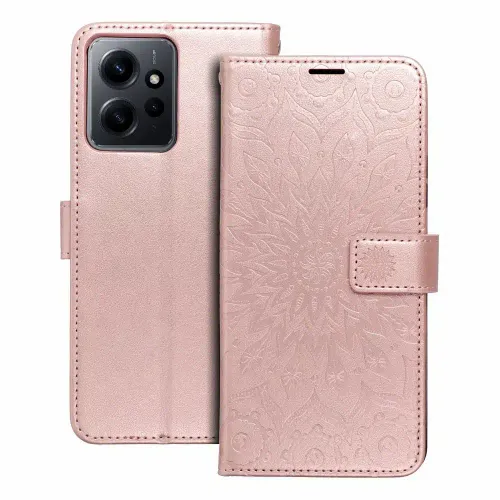 MEZZO Book case preklopna torbica za XIAOMI Redmi NOTE 12 4G mandala rose gold slika 1