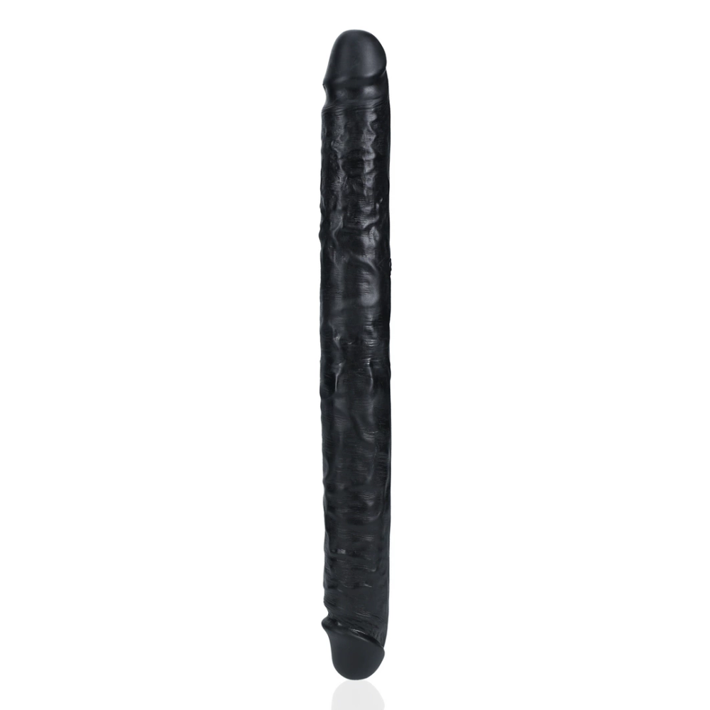 RealRock by Shots Slim Double Ended Dong 14 / 35,6 cm - crna slika 5