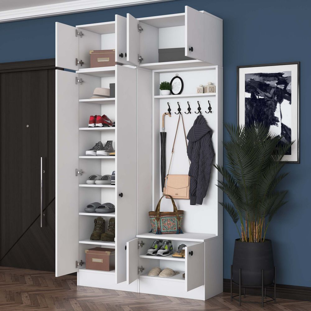 Hall Stand EA144 - Bijela slika 5