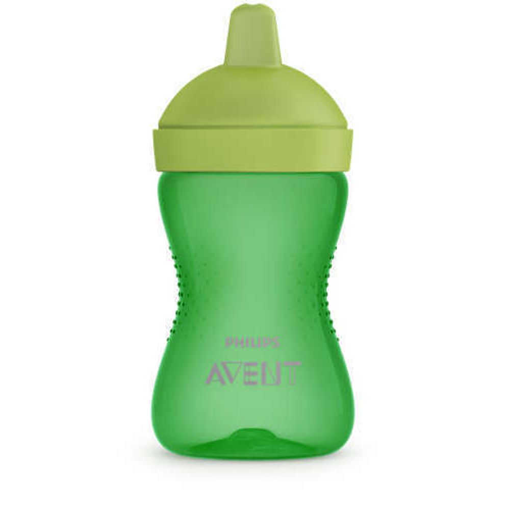 Philips Avent šalica s tvrdim nastavkom za usta 18+ zelena slika 1