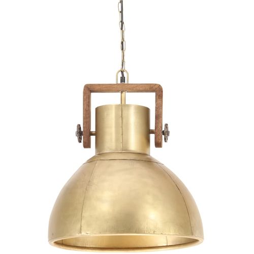 Industrijska viseća svjetiljka 25 W mjedena okrugla 40 cm E27 slika 28