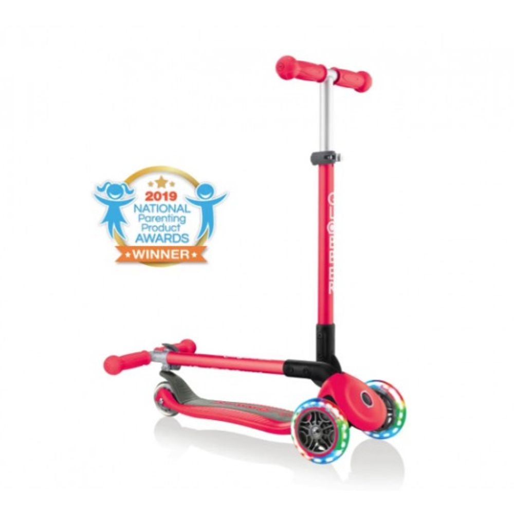 Globber Romobil sa svjetlećim točkovima Primo New Red 432-100-2 slika 3
