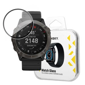 Wozinsky Watch Glass hibridno staklo za Garmin Fenix 6 Pro crno