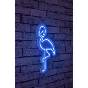 Wallity Ukrasna plastična LED rasvjeta, Flamingo - Blue