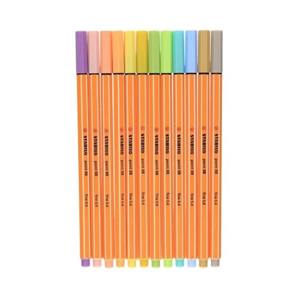 Stabilo Fineliner 12/1 Point88 Pastelove slika 2