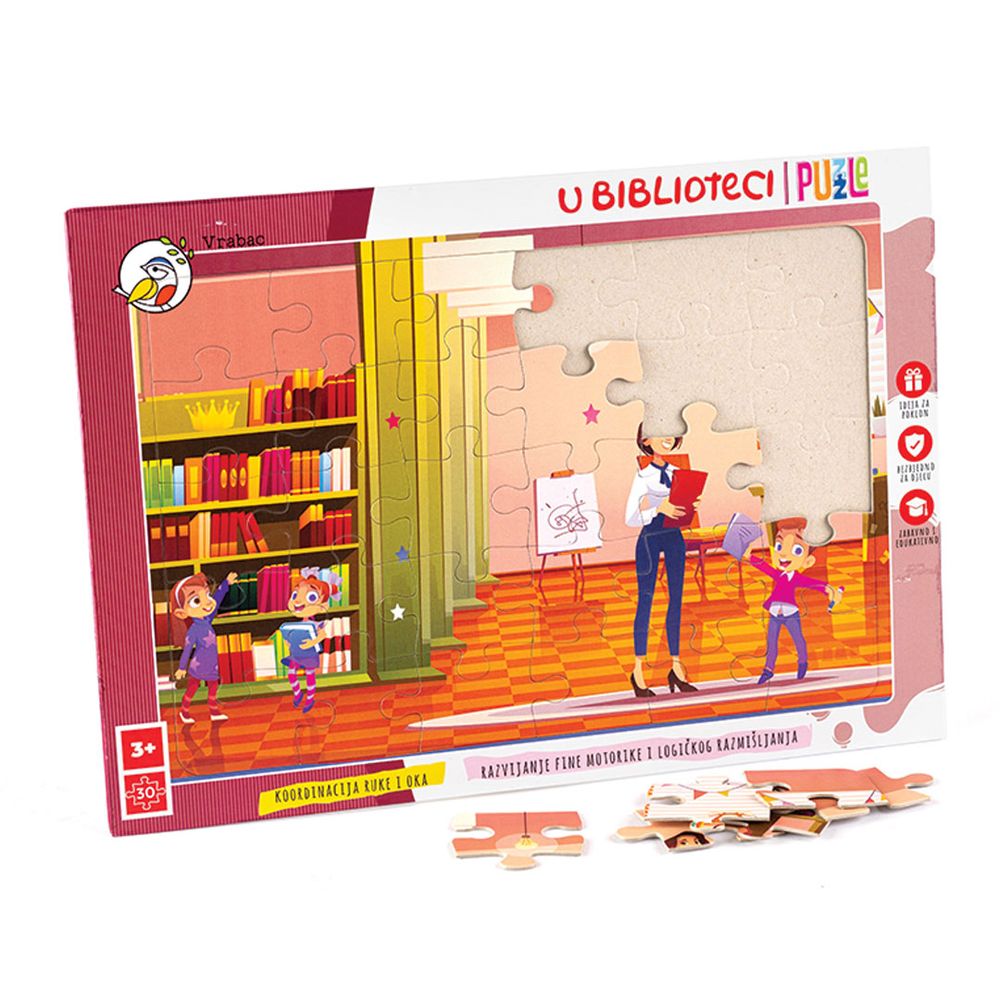 Vrabac Puzzle Fun 30, U biblioteci slika 2
