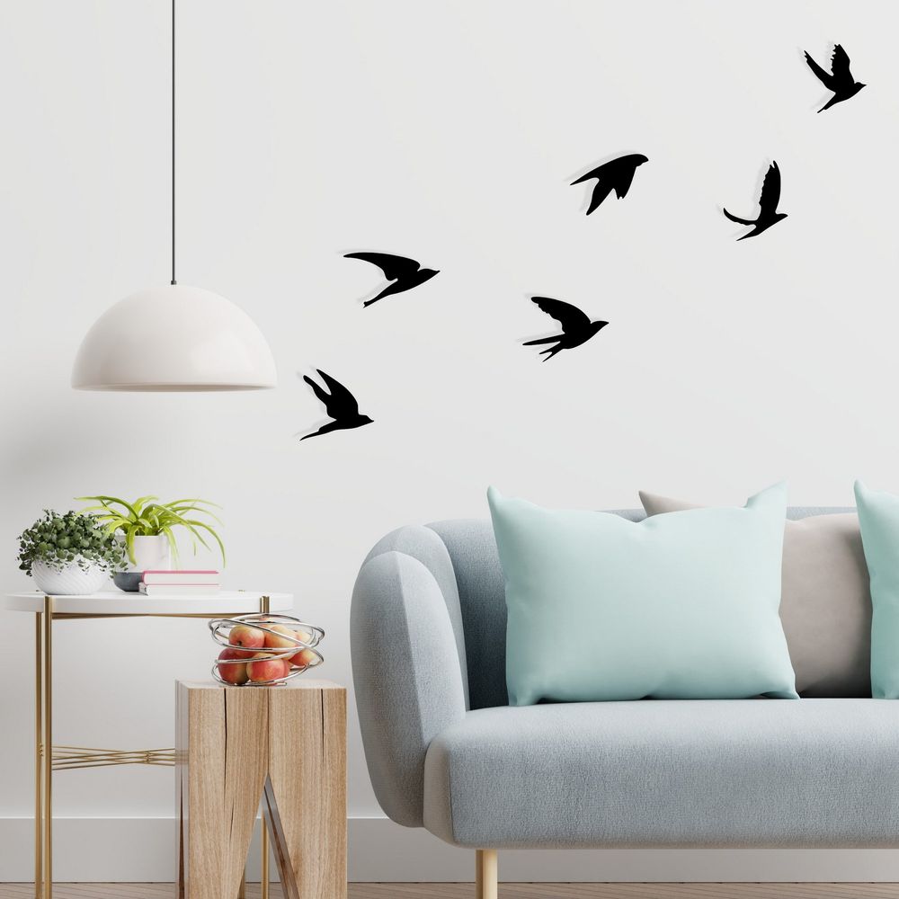 Decorative metal wall accessory Umudo, colour: black slika 3