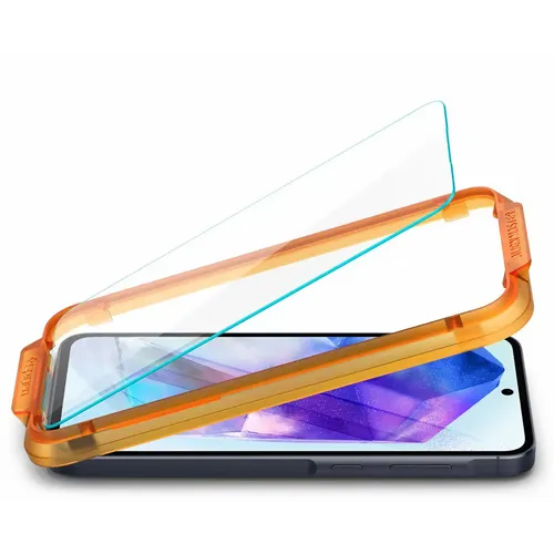 Spigen - Glas.tR Align Master (2 kom) za Samsung Galaxy A55 5G - Prozirni slika 3