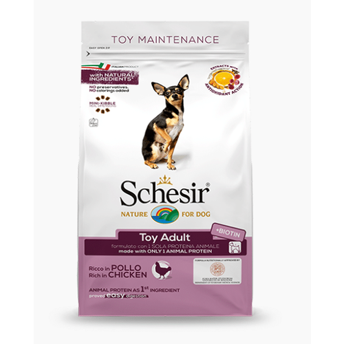 Schesir Dry Small Dog Toy Piletina 2 kg slika 1