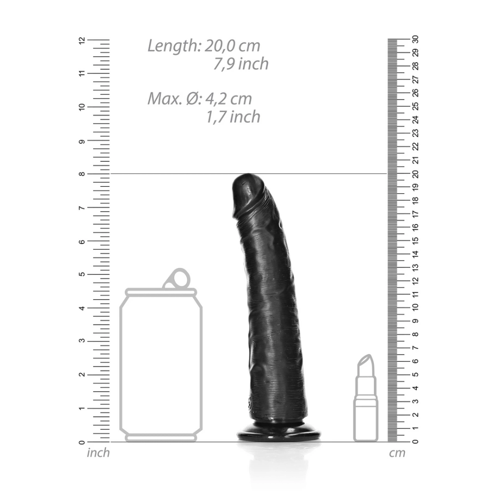 RealRock by Shots Tanki realistični dildo s vakuumskom čašicom - 7 / 18 cm slika 5