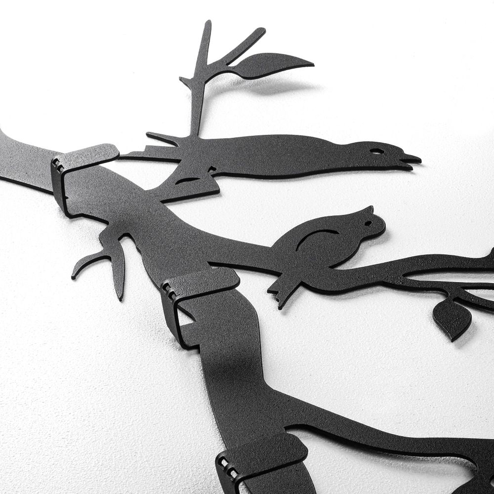 Metal wall hook Escaped Birds, colour: black slika 6