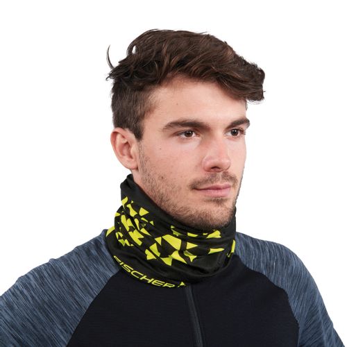 Fischer marama CI-LOGO BANDANA BLACK-NEON-YELLOW, univerzalna veličina slika 1